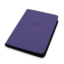9-Pocket Sideloading Zip Binder (Purple)