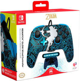 Rematch Glow Wired Controller (Sheikah Shoot) For Switch