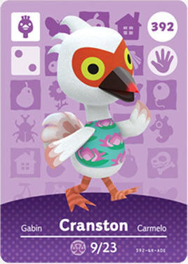 Animal Crossing Amiibo Card (Cranston 392)