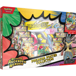 Pokemon TCG Ascended Heroes Premium Poster Collection (Mega Lucario) (Limit 1 Per Household)