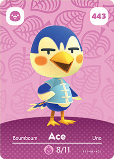 Animal Crossing Amiibo Card (Ace 443)