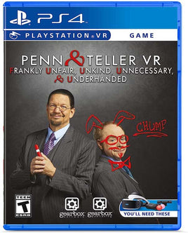 Penn & Teller VR: Frankly Unfair Unkind Unnecessary & Underhanded (Pre-Owned)