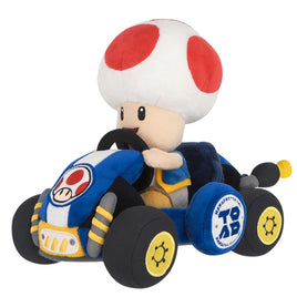Mario Kart World All-Stars Toad 9" Plush Toy