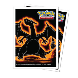 Pokemon TCG Neon Charizard Apex Deck Protector Sleeves