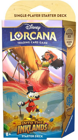 Disney's Lorcana: Into the Inklands Starter Deck (Ruby/Sapphire)