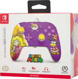 Enhanced Wired Controller (Princess Peach Battle) For Switch