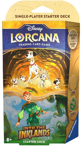 Disney's Lorcana: Into the Inklands Starter Deck (Amber/Emerald)