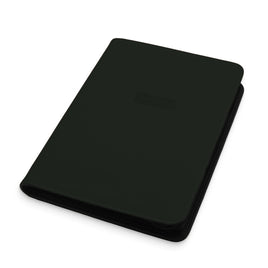9-Pocket Sideloading Zip Binder (Black)