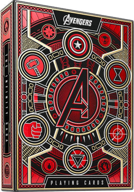 Theory 11 Avengers (Red) Playing Cards