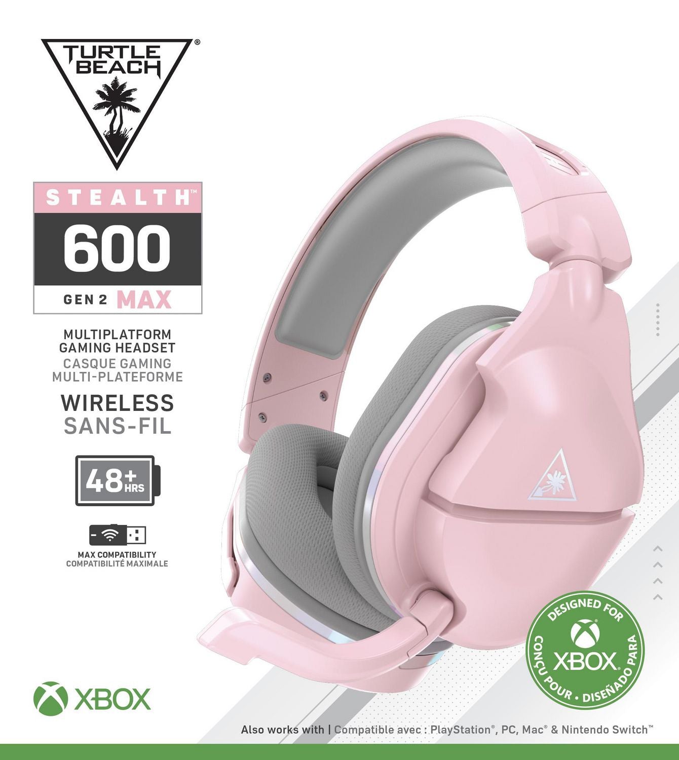 Ear Force Stealth 600 V2 MAX (Pink) Headset for XBOX