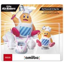 Kirby Air Riders Chef Kawasaki & Hop Star Amiibo