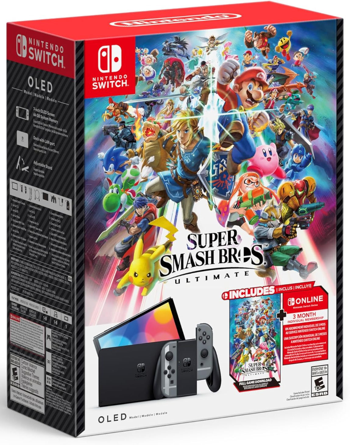 Amazon.com: Nintendo Switch with Neon Blue and Neon Red Joy