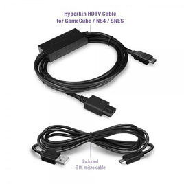 3-In-1 HDTV Cable for GameCube/N64/SNES (Pre-Owned)