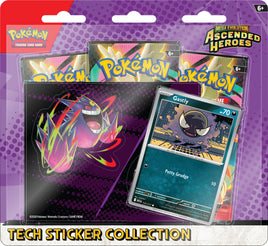 Pokemon TCG Ascended Heroes Tech Sticker Collection (Gastly) (Limit 1 Per Household)