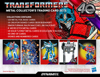2026 Dynamite 40th Anniversary Transformers Metal Collector Box
