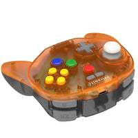Tribute64 Wireless Controller for Nintendo 64 & Switch (Orange Hawk)