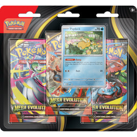 Pokemon TCG Mega Evolution 3-Pack Blister (Psyduck)