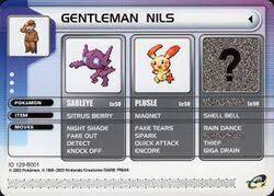 Pokemon e-Reader Trainer (Gentleman Nils) (Card Only)