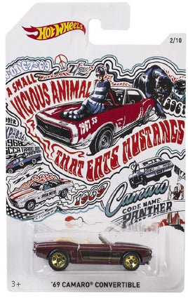 Hot Wheels 50th Anniversary Camaro Series '69 Camaro Convertible 2/10