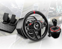 Thrustmaster T128X Shifter Pack Force Feedback Wheel & TH8S Shifter Add-On for XBOX
