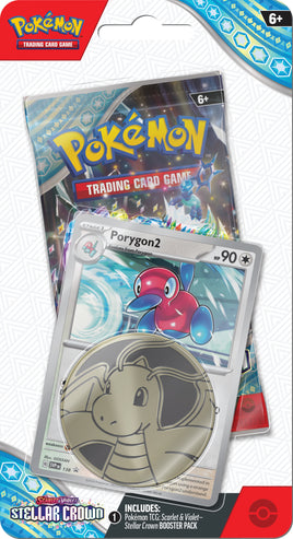 Pokemon TCG Stellar Crown Checklane Blister (Porygon2)