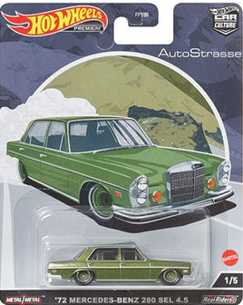 Hot Wheels Premium Auto Strasse ('72 Mercedes-Benz 280 Sel 4.5)