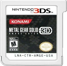 Metal Gear Solid 3D (Cartridge Only)