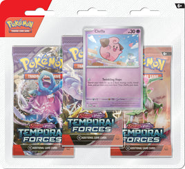 Pokemon TCG Temporal Forces 3-Pack Blister (Cleffa)