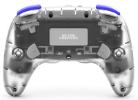 BattlerGC Wireless Pro Gamepad (Crystal) for GameCube, Switch, Wii & Wii U