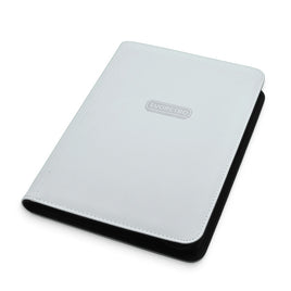 9-Pocket Sideloading Zip Binder (White)