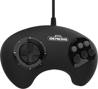 Big 6 Control Pad (Black) for Sega Genesis