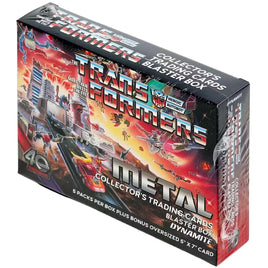 2026 Dynamite 40th Anniversary Transformers Metal Blaster Box
