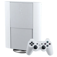 Playstation 3 Super Slim System 500GB (White) (Complete in Box)