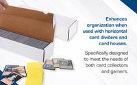 Cardboard Card Box (Holds 800 Cards)