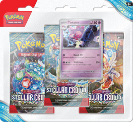 Pokemon TCG Stellar Crown 3-Pack Blister (Tinkaton)