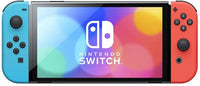 Nintendo Switch (OLED) Red/Blue JoyCons (Pre-Owned)