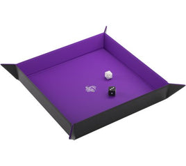 Magnetic Dice Tray: Square (Black/Purple)