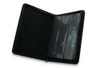 9-Pocket Sideloading Zip Binder (Gray)