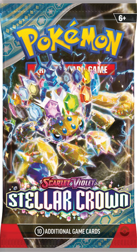 Pokemon TCG Stellar Crown 1-Booster Pack