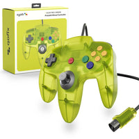 Proto64 Wired Controller (Electric Green) for Nintendo 64