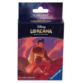 Disney's Lorcana: Shimmering Skies Aladdin Heroic Outlaw 65 Card Sleeve Set