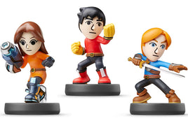 Super Smash Bros Mii Amiibo 3-Pack (Pre- Owned)