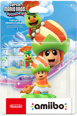 Super Mario Wonder Populin & Prince Florian Amiibo