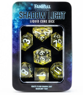 FanRoll Elixir Liquid Core Dice Set (Shadow Light UV Reactive)