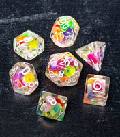 FanRoll Resin 16mm Dice Set (Critical Loops)