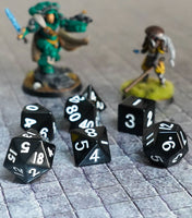 FanRoll Metal 16mm Dice Set (Black)