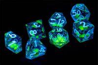 FanRoll Elixir Liquid Core Dice Set (Shadow Light UV Reactive)