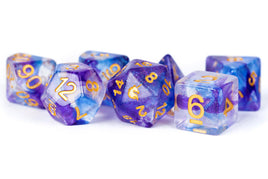 FanRoll Resin 16mm Dice Set (Unicorn Midnight Fantasy)