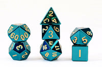 FanRoll Metal 16mm Dice Set (Turquoise)