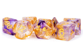 FanRoll Resin 16mm Dice Set (Unicorn Royal Sunset)